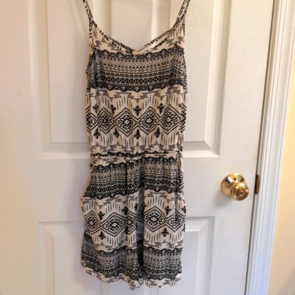 H&M Aztec print romper